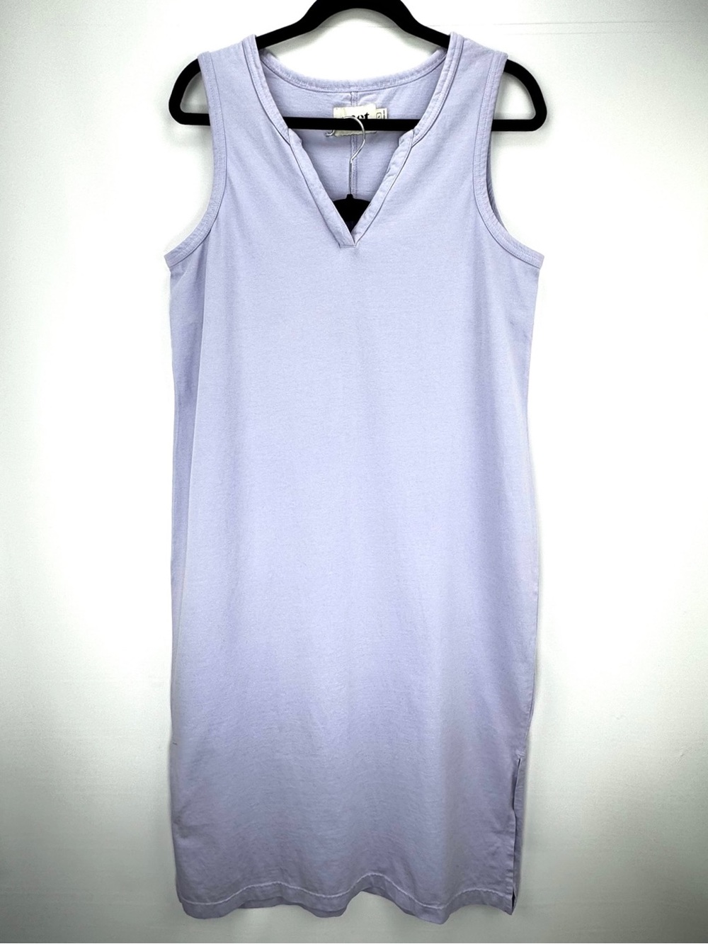Pact Lavender Organic Weekend Tank Midi Dress